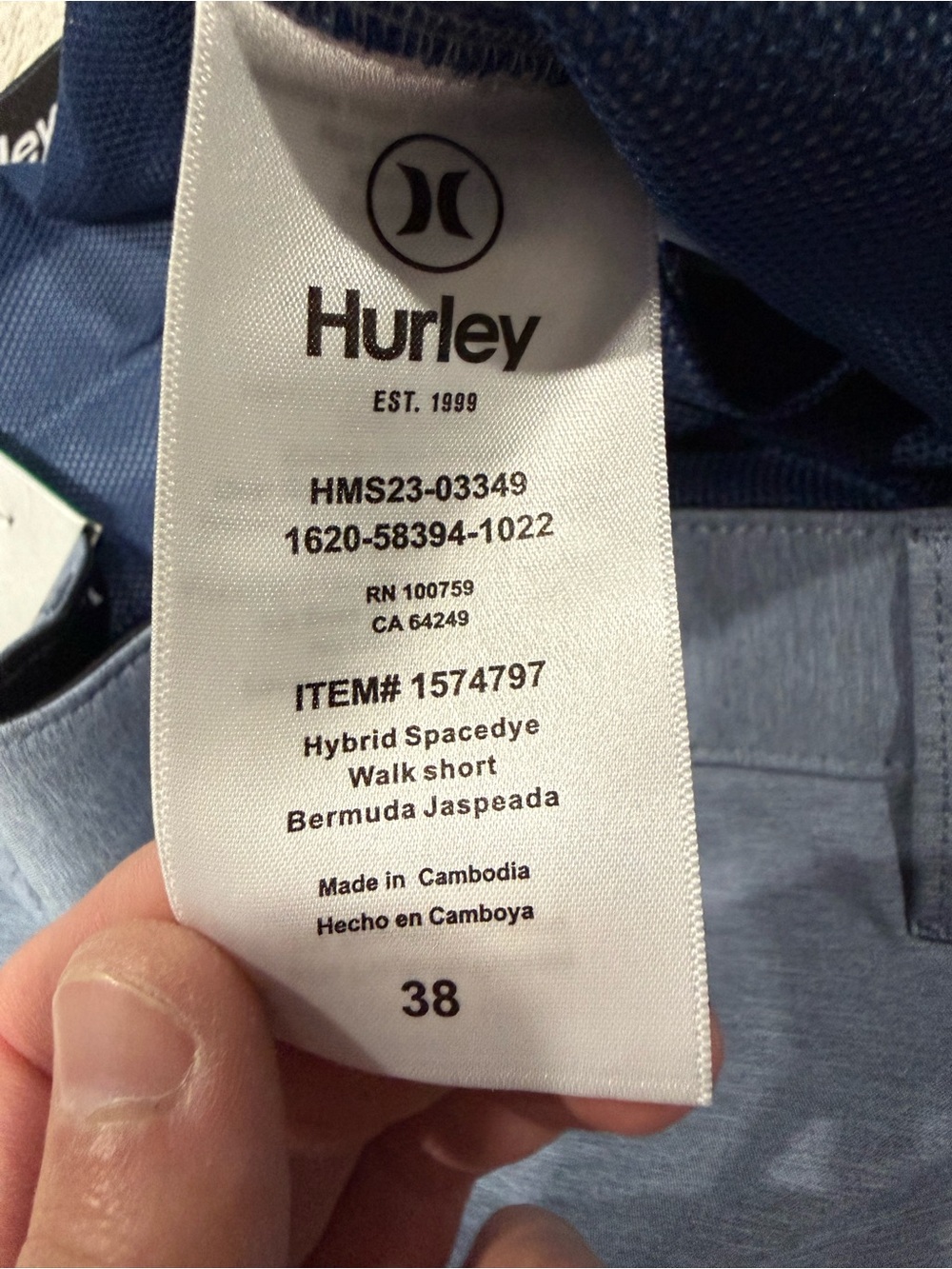 Hurley Hybrid shorts- new with tags - Picture 5 of 8
